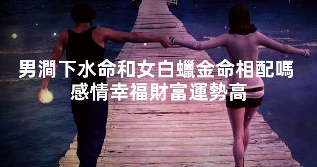 男澗下水命和女白蠟金命相配嗎 感情幸福財富運勢高